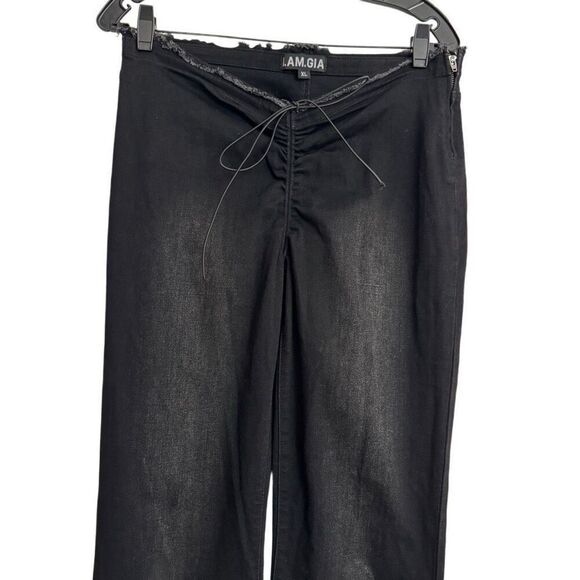 I.AM.GIA Neavah Denim Pants XL Black - Picture 3 of 13